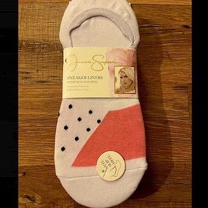 6 Pack Jessica Simpson No-Show Socks DISCOUNTED SHIPPING